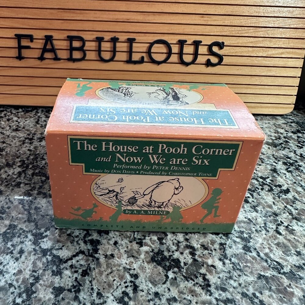 The House at Pooh Corner and Now We Are Six by A. A. Milne 1996 Audio 4 Cassette